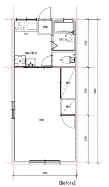 リフォーム前の図面